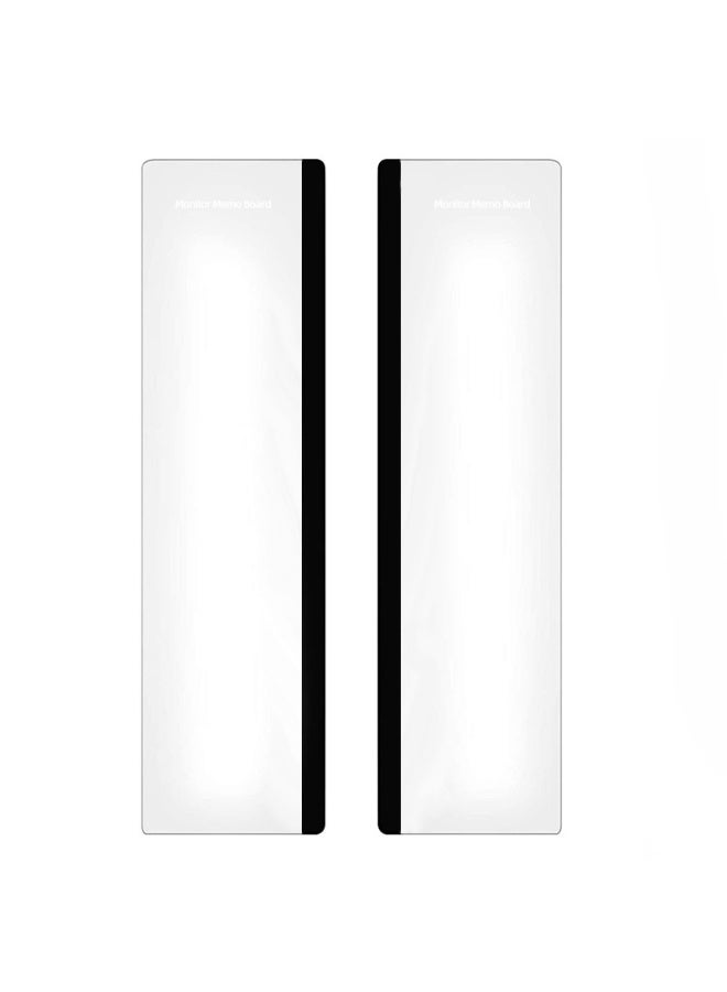 هومستر 2 قطعة لوحة ملاحظات شاشة الكمبيوتر، لوحة رسائل الكمبيوتر، حامل لشرائح الكمبيوتر، إكسسوارات المنزل والمكتب، رسالة على سطح المكتب في المكتب، زينة للمكاتب، مستلزمات مكتبية للنساء والرجال - Image 2